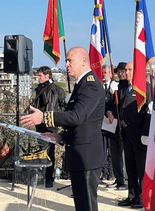 27 janvier 2023 - Montpellier - Cérémonie en mémoire des génocides et de la prévention des crimes contre l'humanité.