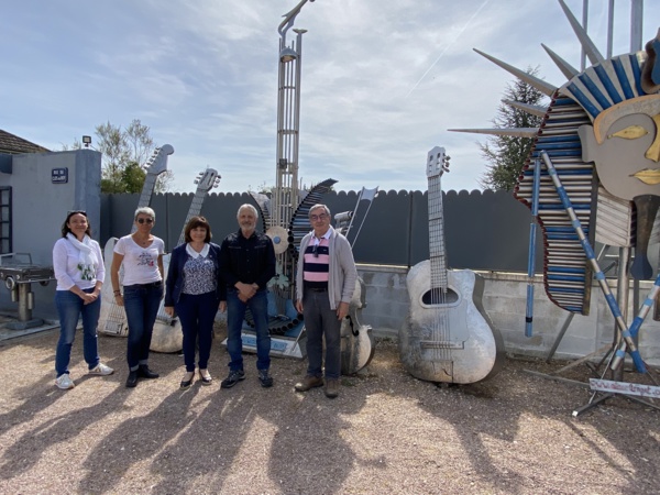 Samedi 6 mai 2023 - Saône-et-Loire - Une rencontre avec le sculpteur Alain LONGET.