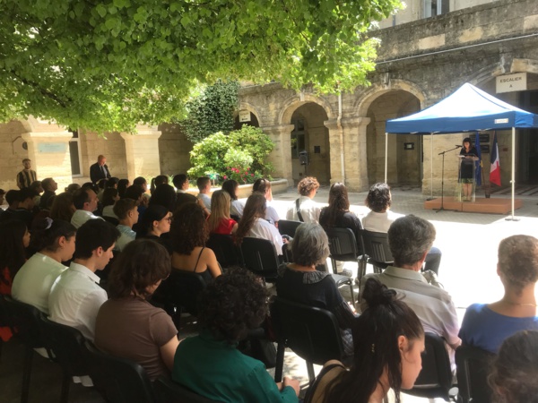 7 juin 2023 - Montpellier - Remise des prix académiques du concours portant sur la Résistance et la Déportation