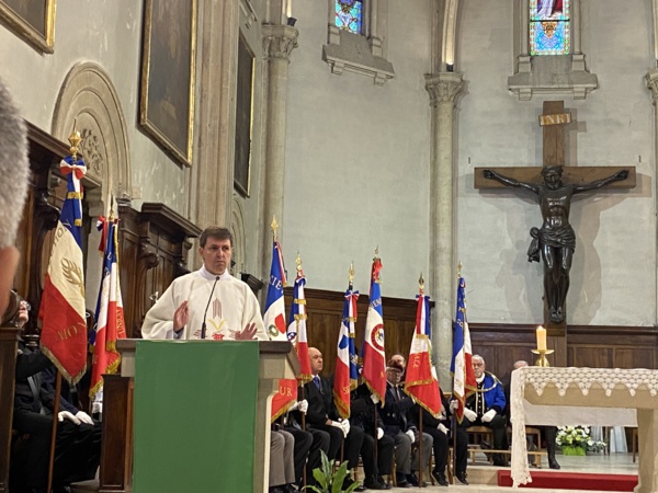 24 novembre 2023 - Lunel (34) - Célébration de la Saint Geneviève avec la gendarmerie de l'Hérault