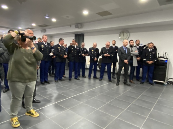 24 novembre 2023 - Lunel (34) - Célébration de la Saint Geneviève avec la gendarmerie de l'Hérault