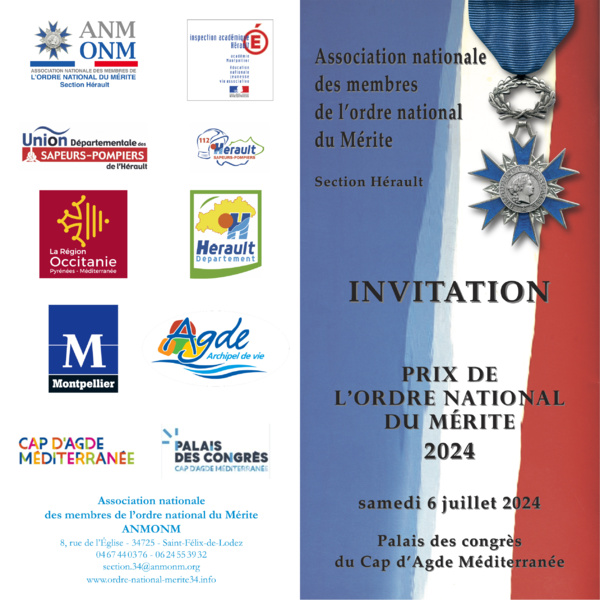 6 juillet 2024 - Palais des congrès du Cap-d'Agde - Remise des prix annuelle