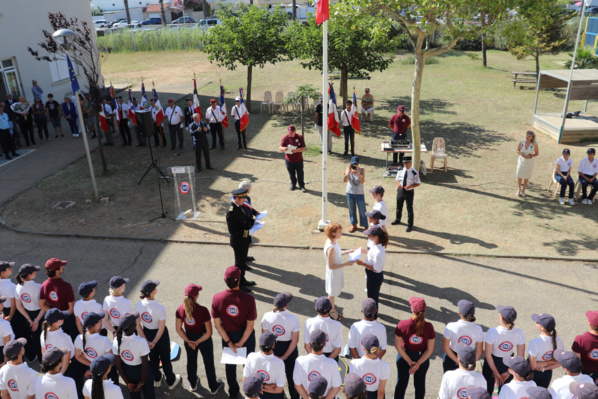 Dimanche 14 juillet 2024 - Palavas-les-Flots - Cérémonie de clôture du séjour de cohésion du SNU promotion Alice MILLIAT