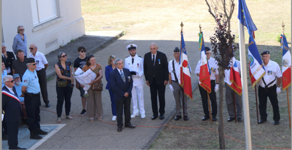 14 juillet 2024 - Palavas-les-Flots - Remise des insignes de chevalier de l'ordre national du Mérite à Frédéric MUNOZ