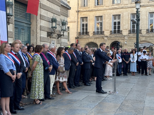 27 août 2024 - Montpellier - Manifestation citoyenne contre l'antisémitisme suite à l'attentat contre la synagogue de La Grande Motte