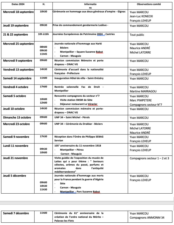 AnmONM 34 - Info semaine 38 - 2024