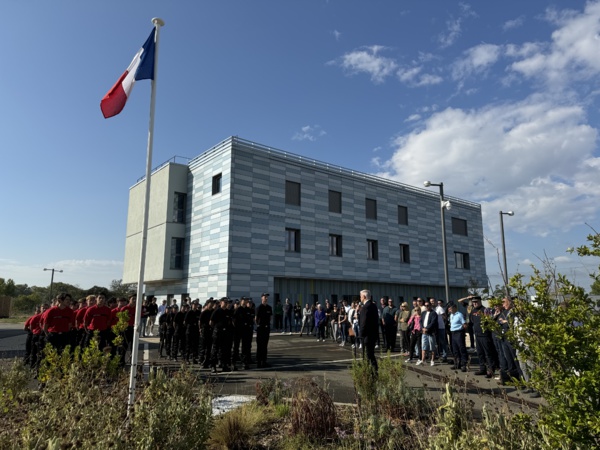 Lundi 23 septembre 2024 - Gignac - Cérémonie d'installation de la nouvelle promotion des élèves du BCP Métiers de la sécurité.