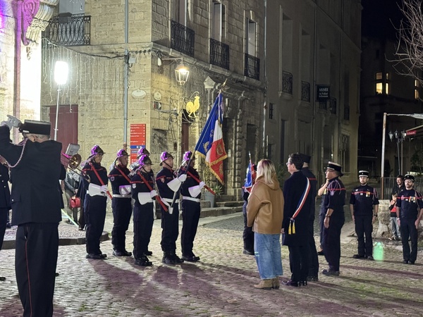 Mardi 12 novembre 2024 - Pézenas - Passation de commandement du centre de secours.