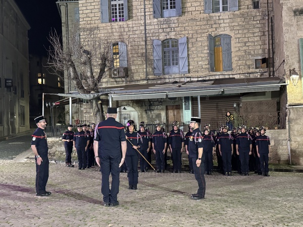 Mardi 12 novembre 2024 - Pézenas - Passation de commandement du centre de secours.