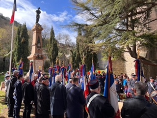 1 avril 2023 - Lunas - Cérémonie d'inauguration du monument aux morts