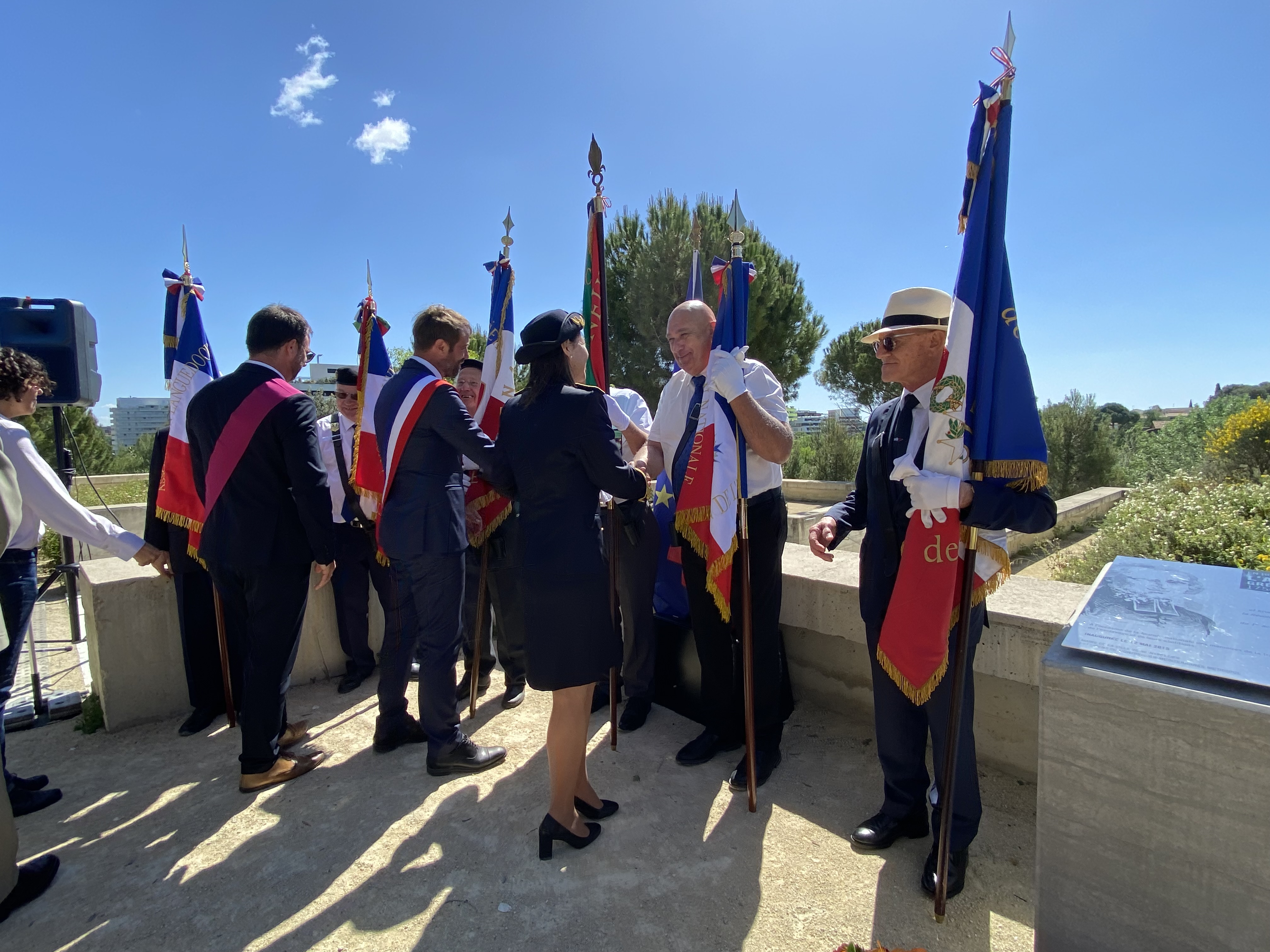 Mercredi 10 mai 2023 - Montpellier - Cérémonie pour la journée nationale de l'esclavage.