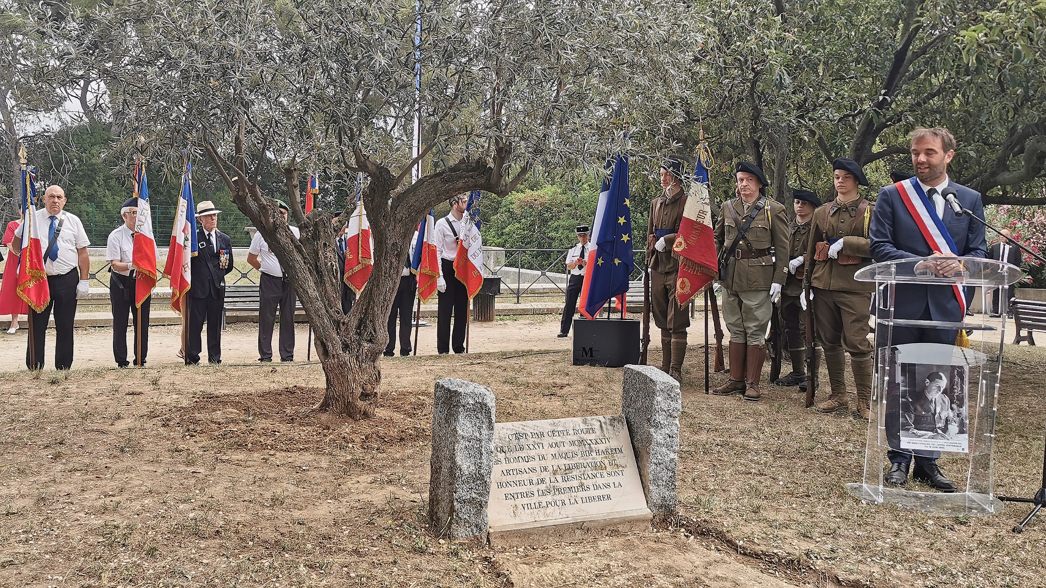 18 juin 2023 - Montpellier - Commémoration de l'appel historique du 18 juin 1945.