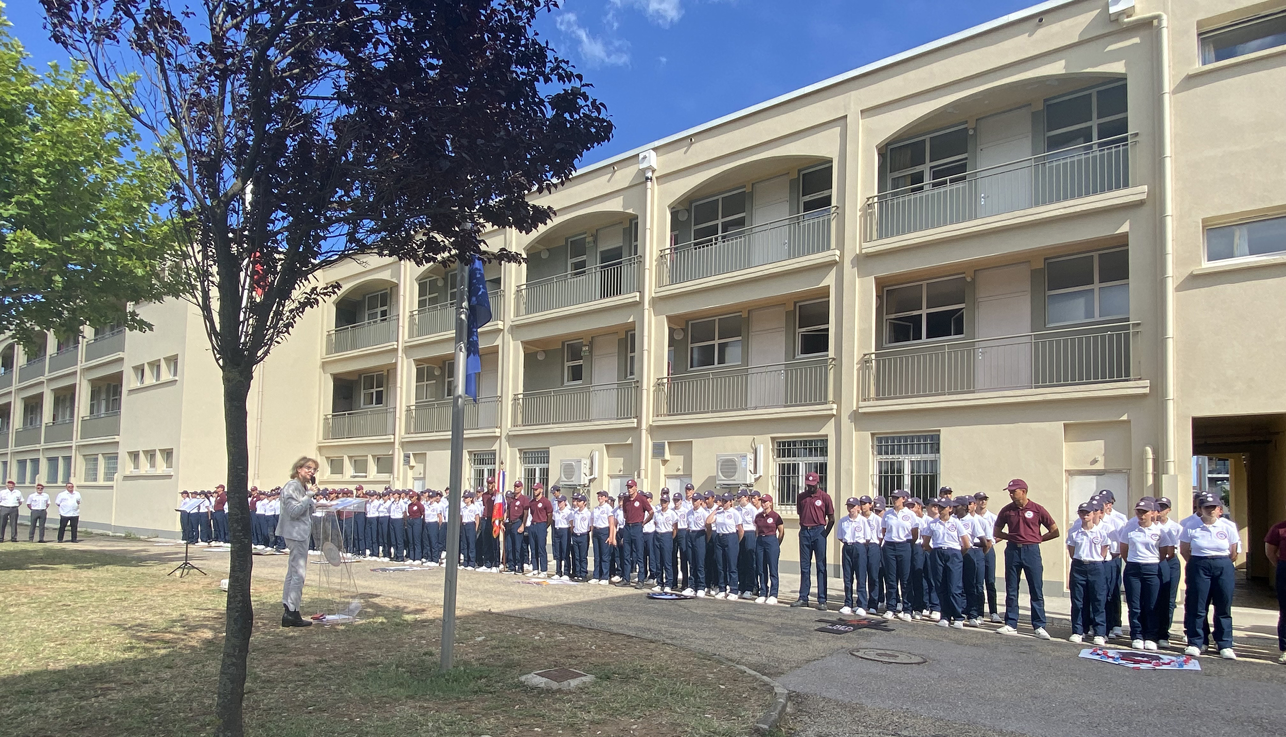 22 juin 2023 - Palavas-les-Flots - Cérémonie de clôture d'une session du SNU.