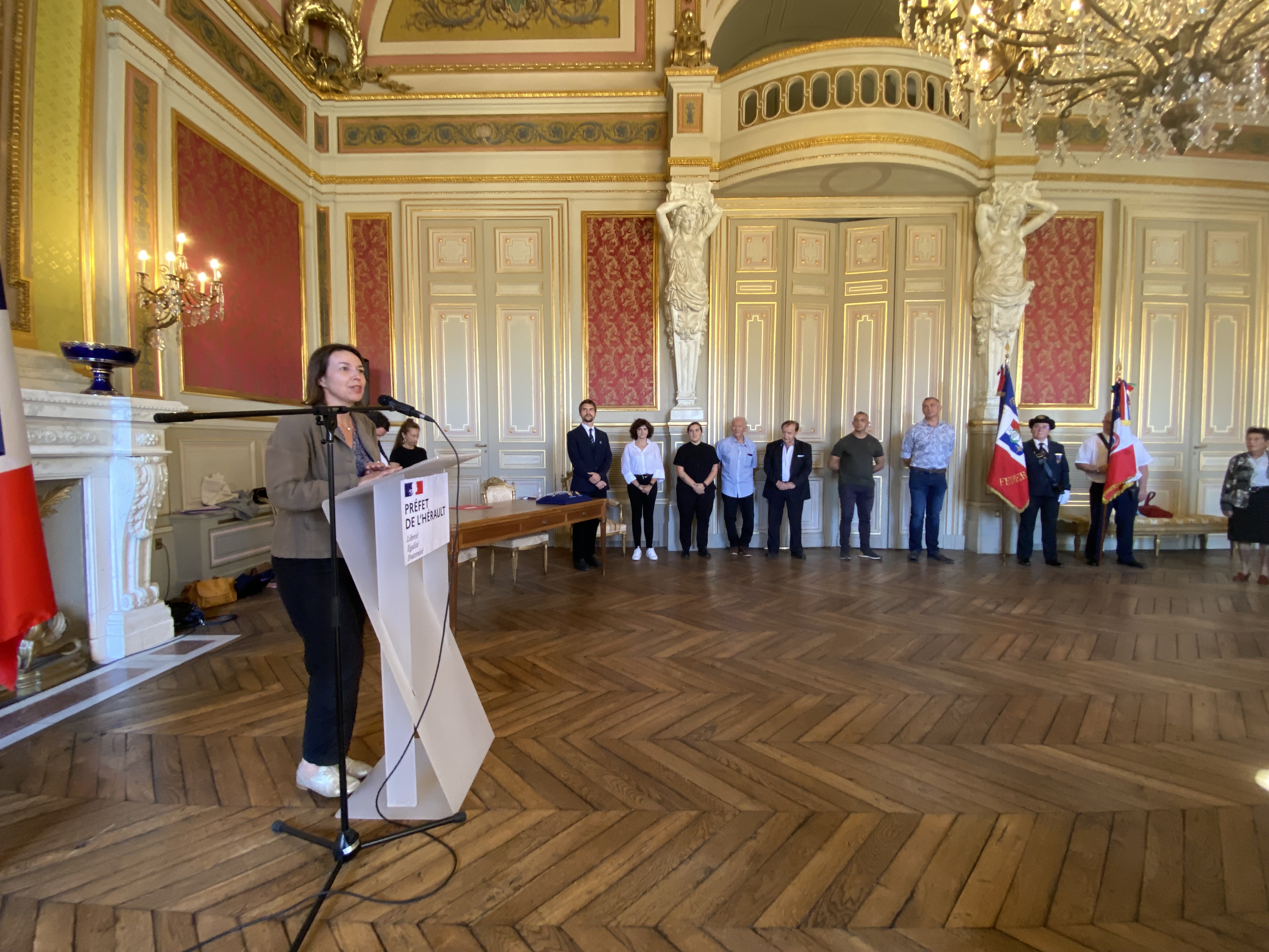 Mardi 26 septembre 2023 - Montpellier - Remise des croix du Combattant et insignes de porte-drapeau