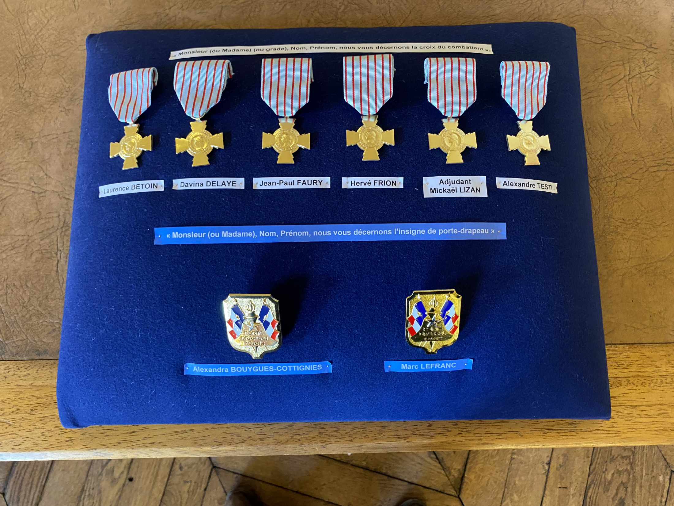 Mardi 26 septembre 2023 - Montpellier - Remise des croix du Combattant et insignes de porte-drapeau