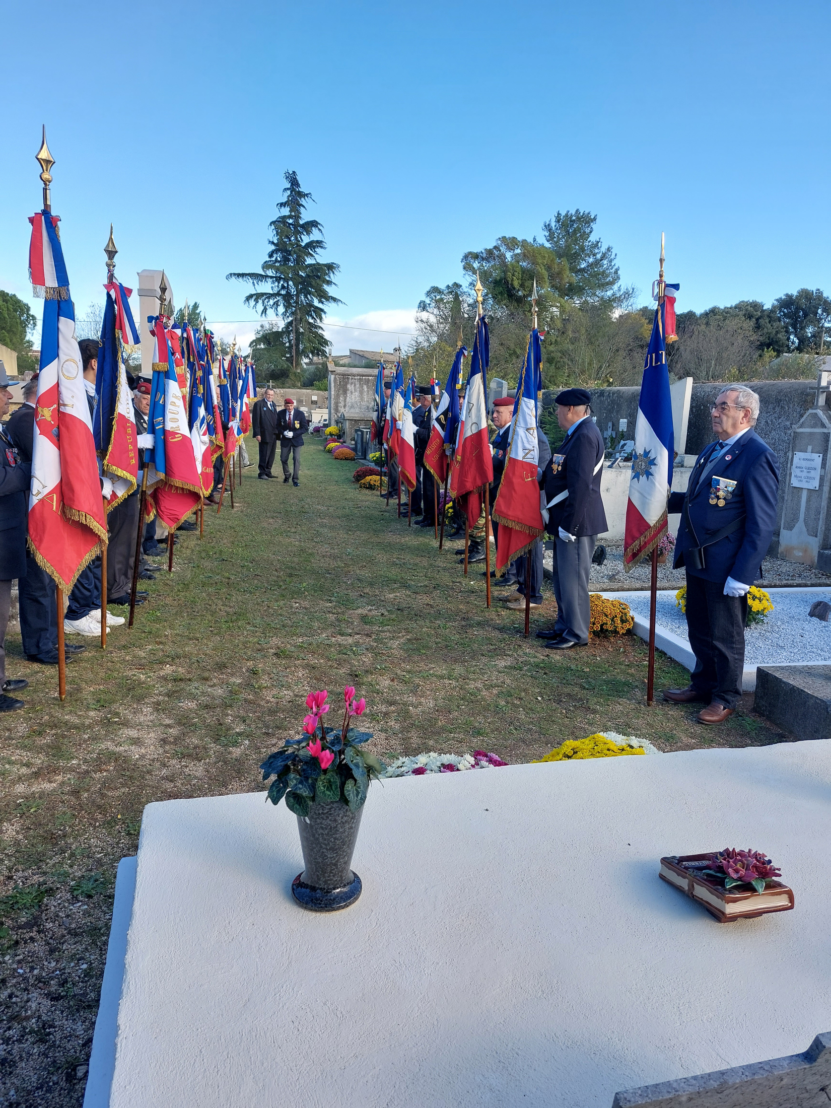 5 novembre 2023 - Souvignargues - Un village gardois célèbre le père de la Flamme du souvenir