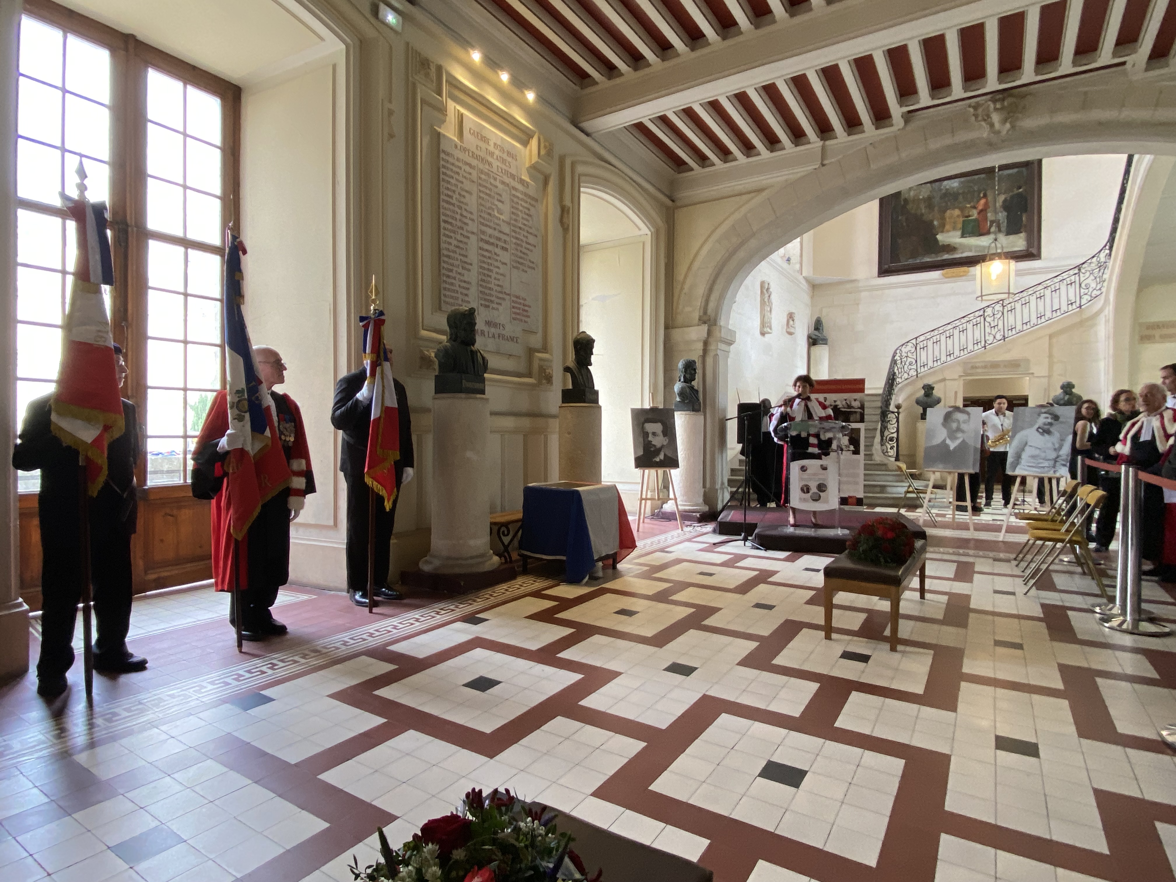 10 novembre 2023 - Commémoration de l'Armistice du 11 novembre 1918 - Faculté de Médecine de Montpellier.