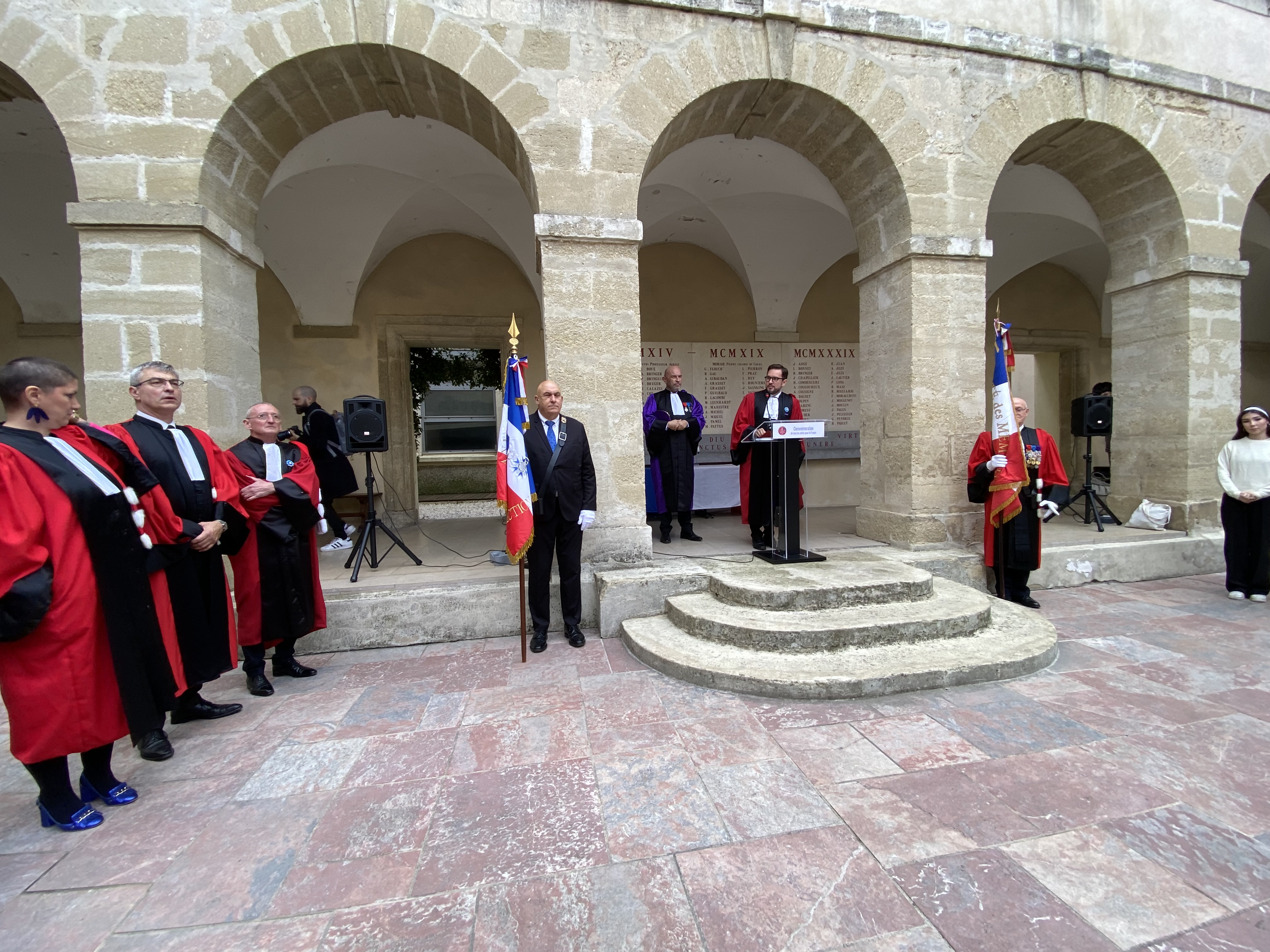 10 novembre 2023 - Commémoration de l'Armistice du 11 novembre 1918 - Faculté de Droit et de Science Politique