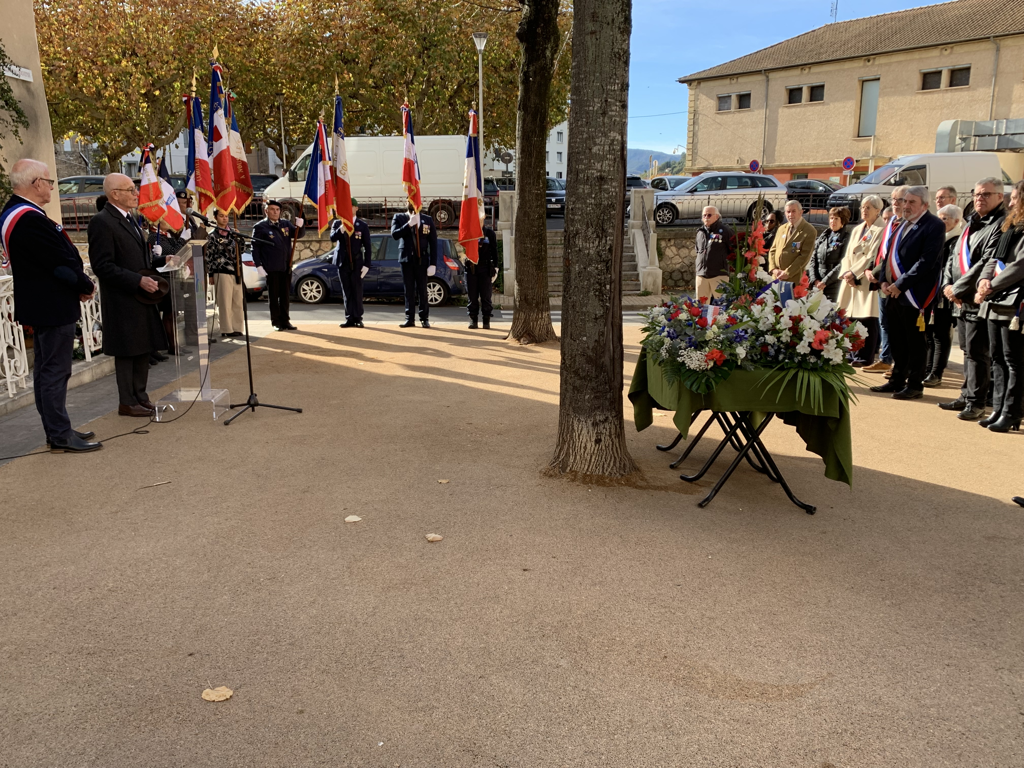 18 novembre 2023 - Bédarieux - Cérémonie en hommage aux combattants morts pour la France en OPEX