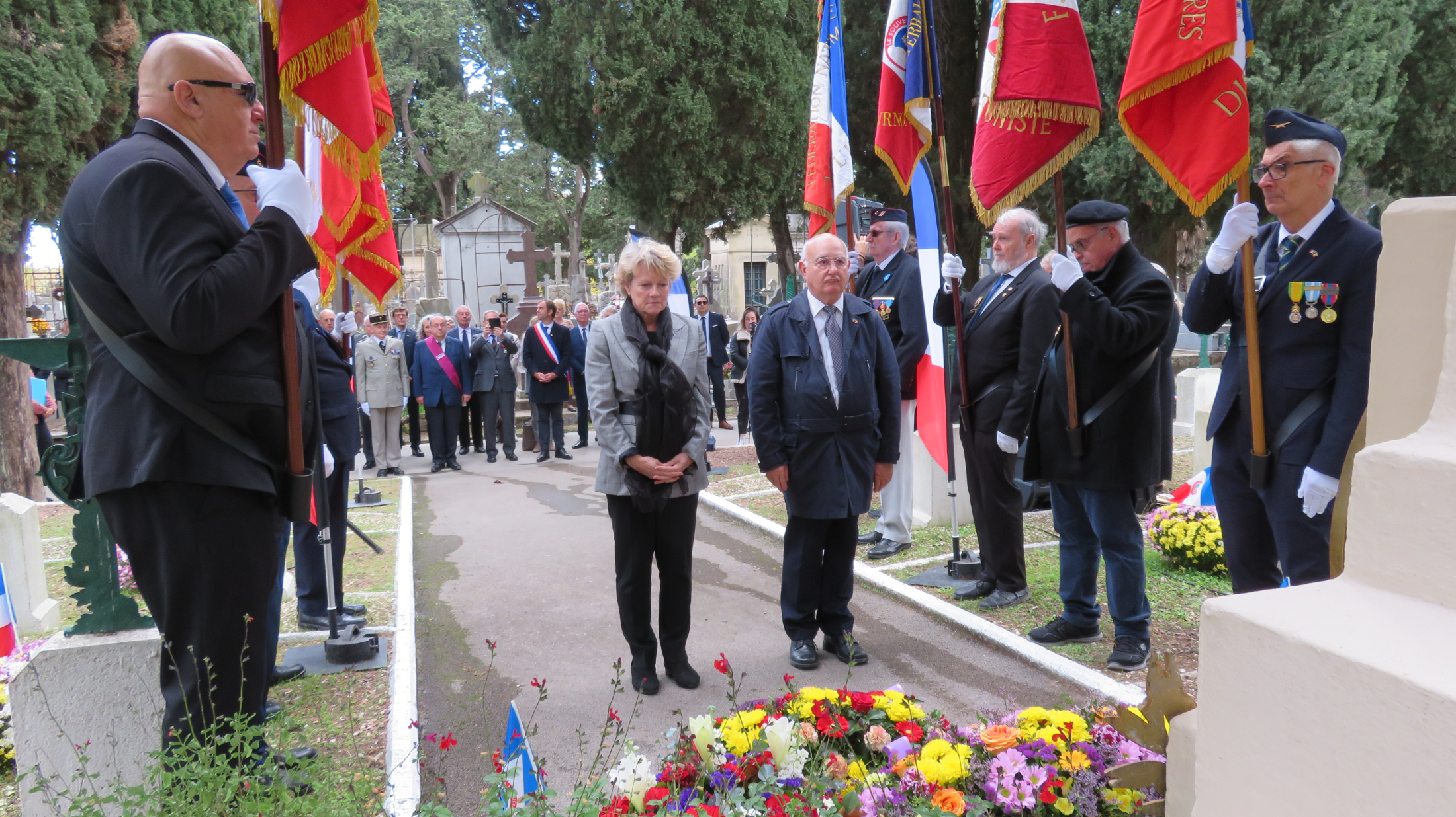 20 novembre 2023 - Montpellier - Inauguration de la stèle franco-belge rénovée