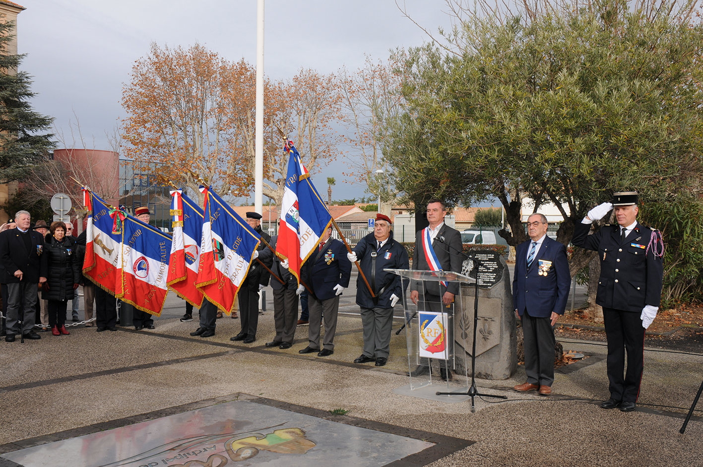 9 décembre 2023 - Agde - Commémoration du 60° anniversaire de l'ordre national du Mérite