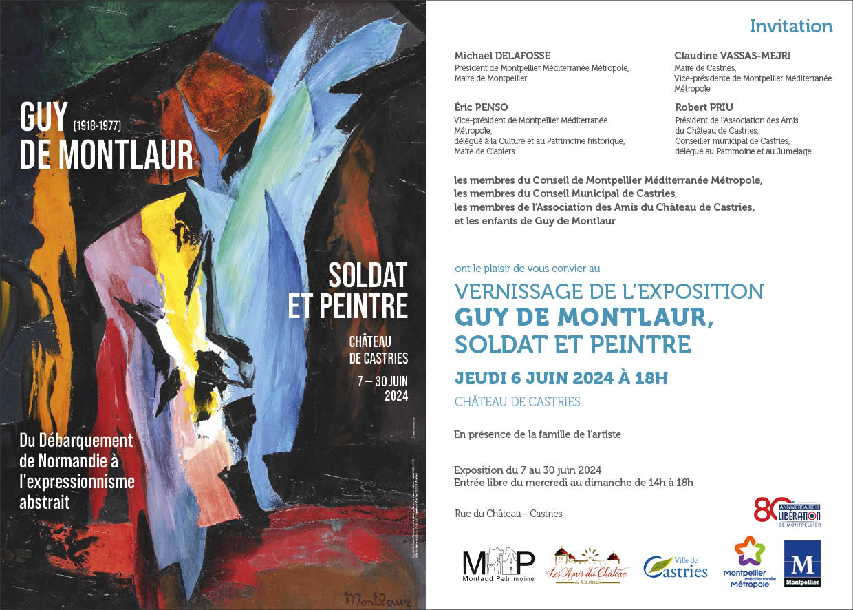 Exposition Guy de Montlaur - Soldat et peintre - Castries