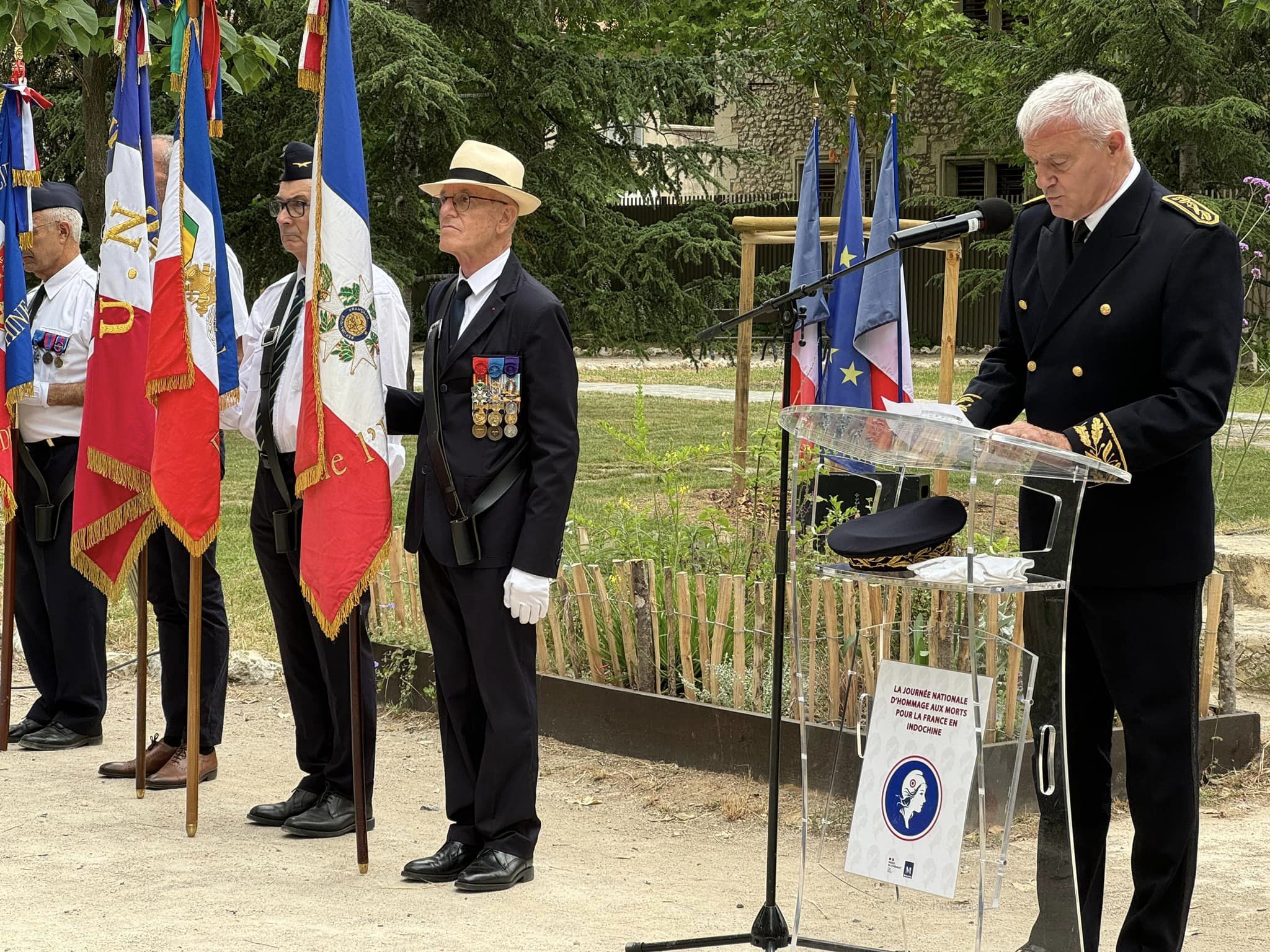 8 juin 2024 - Montpellier - Hommage aux morts pour la France en Indochine.