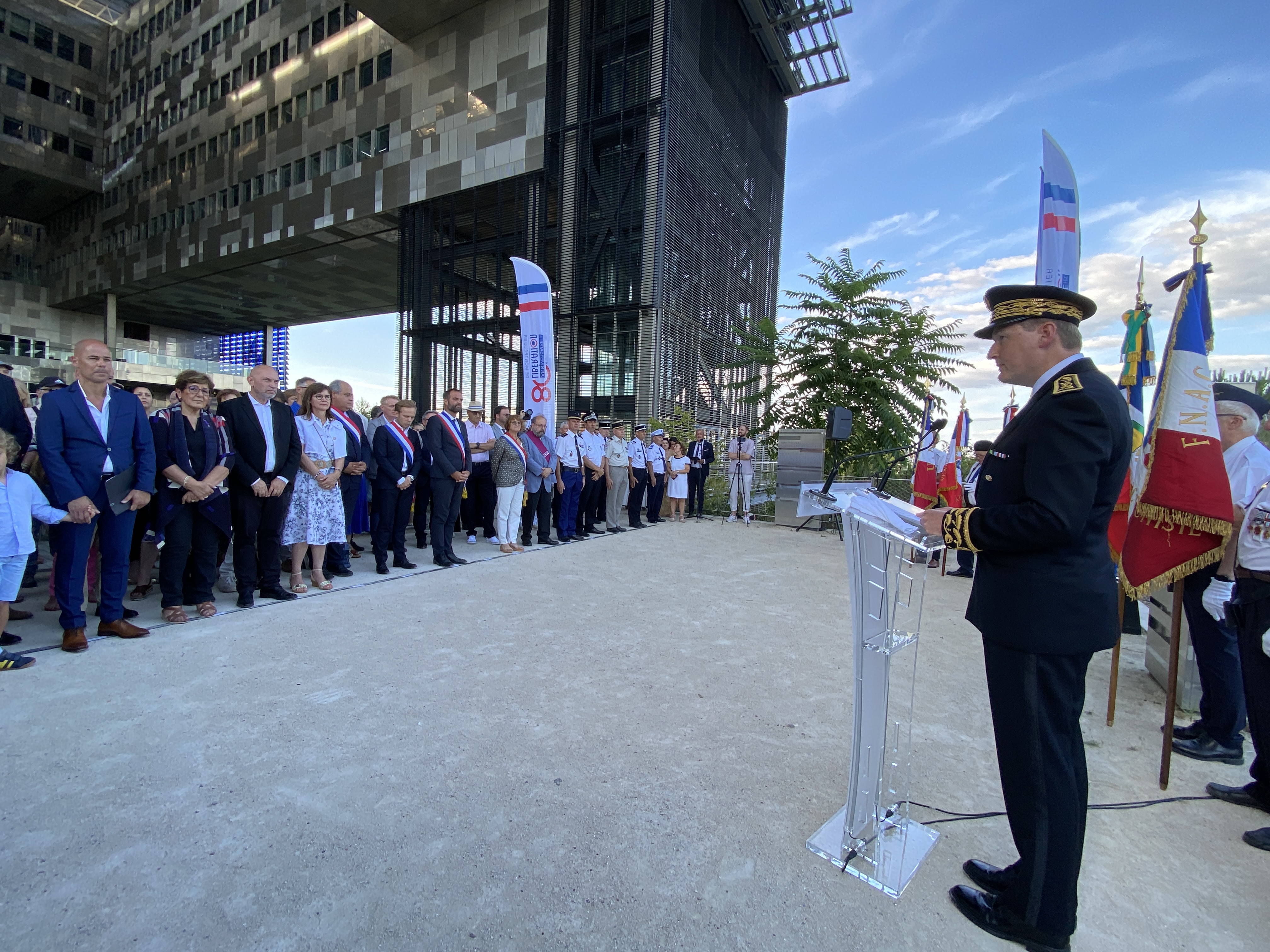 Mardi 16 juillet 2024 - Montpellier - Cérémonie de la journée nationale à la mémoire des victimes des crimes racistes et antisémites de l'État français