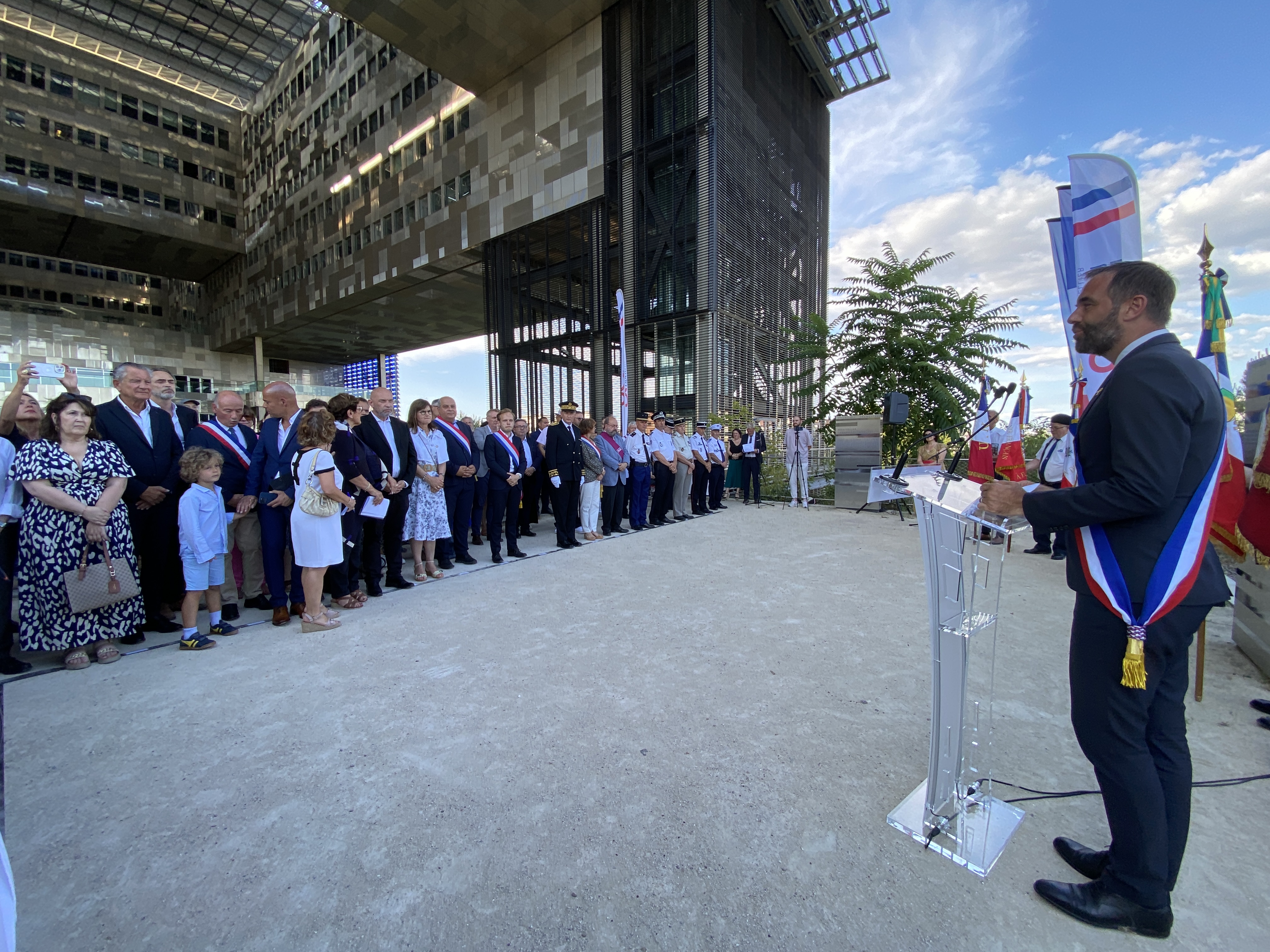 Mardi 16 juillet 2024 - Montpellier - Cérémonie de la journée nationale à la mémoire des victimes des crimes racistes et antisémites de l'État français