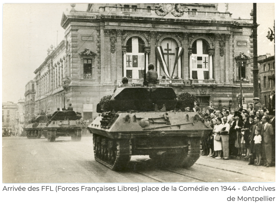 Lundi 9 septembre 2024 - Montpellier - Vernissage de l'exposition du 80° anniversaire de la Libération de Montpellier.