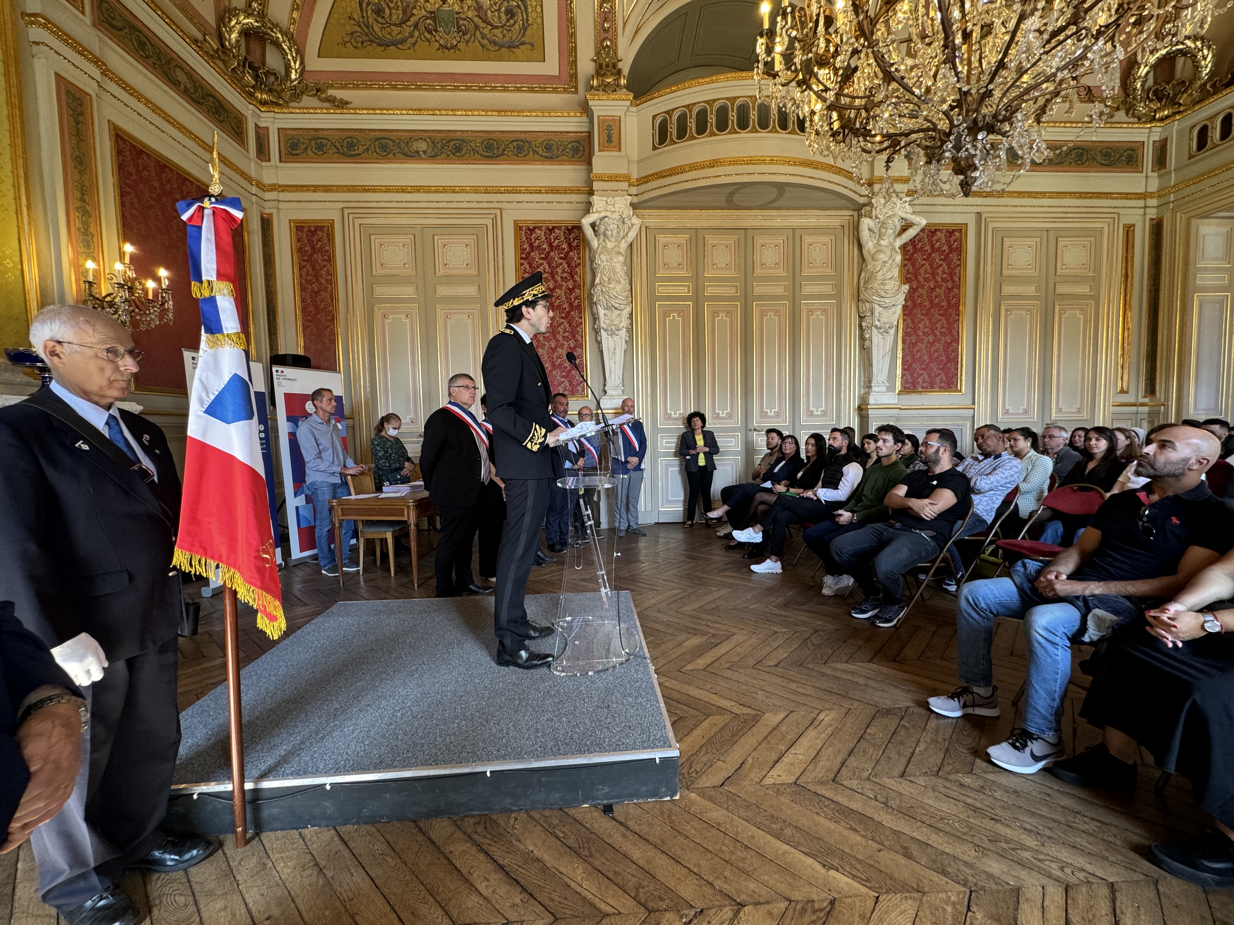 Vendredi 16 septembre 2024 - Montpellier - Cérémonie d'accueil dans la nationalité française.