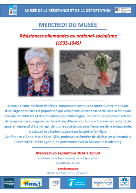 Conférence "Résistances allemandes" au Musée