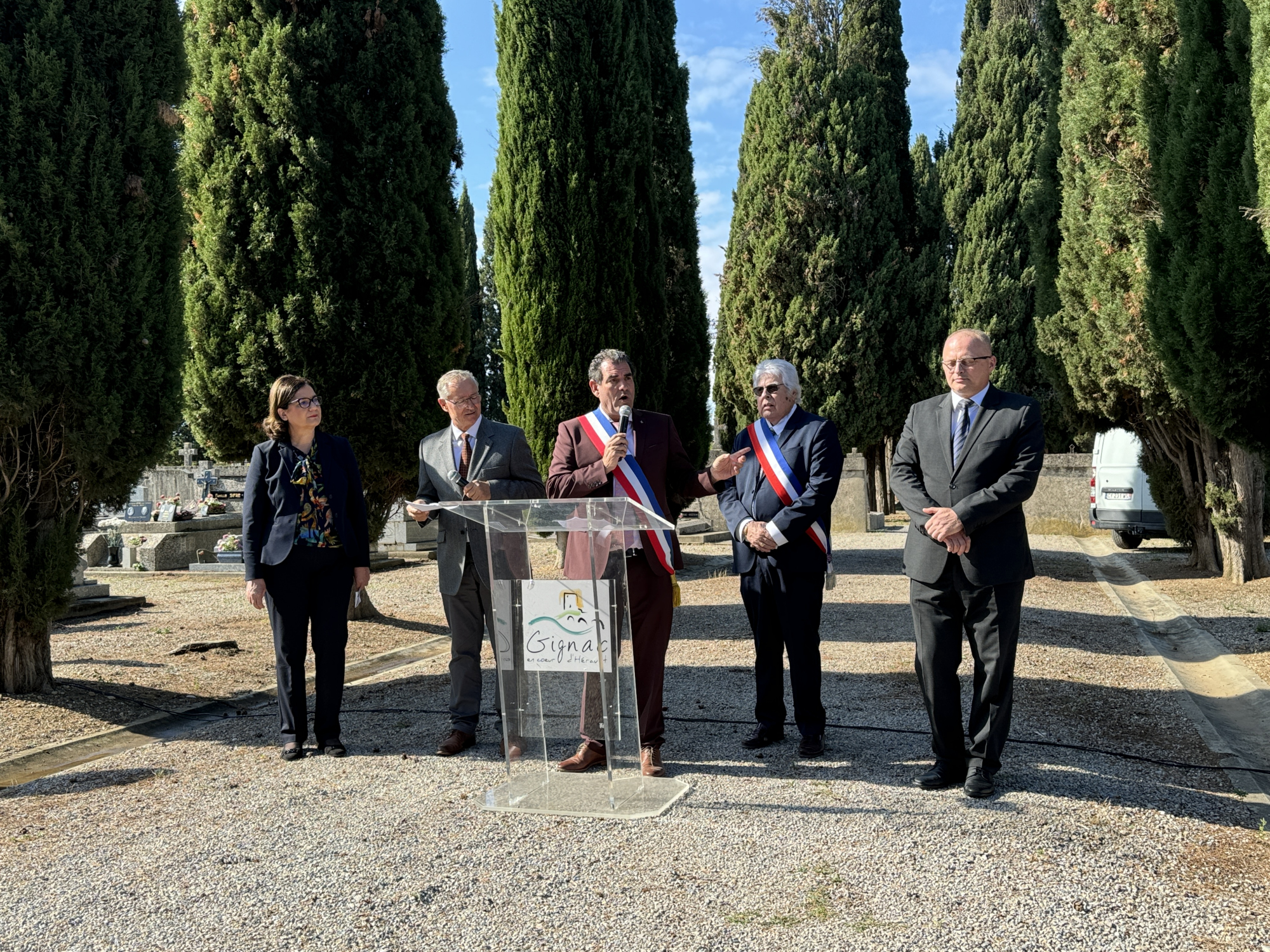 Mercredi 18 septembre 2024 - Gignac - Cérémonie en hommage aux deux généraux d'Empire Michel Marie CLAPARÈDE et Marc SLIVARICH de HELDEBOURG.