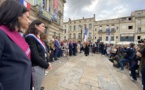 16 octobre 2023 - Montpellier - Hommage à Dominique BERNARD, professeur assassiné.