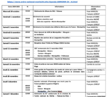 ANMONM 34 - Info semaine 44 - 2024