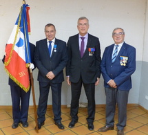 Samedi 9 novembre 2024 - Servian - Remise des insignes de chevalier ONM à Philippe SEBAG.